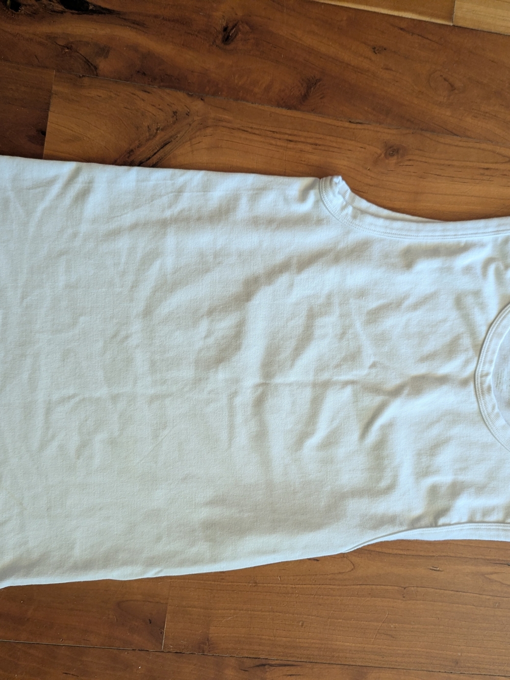 French Laundry Ivory Ribbed Tank Top